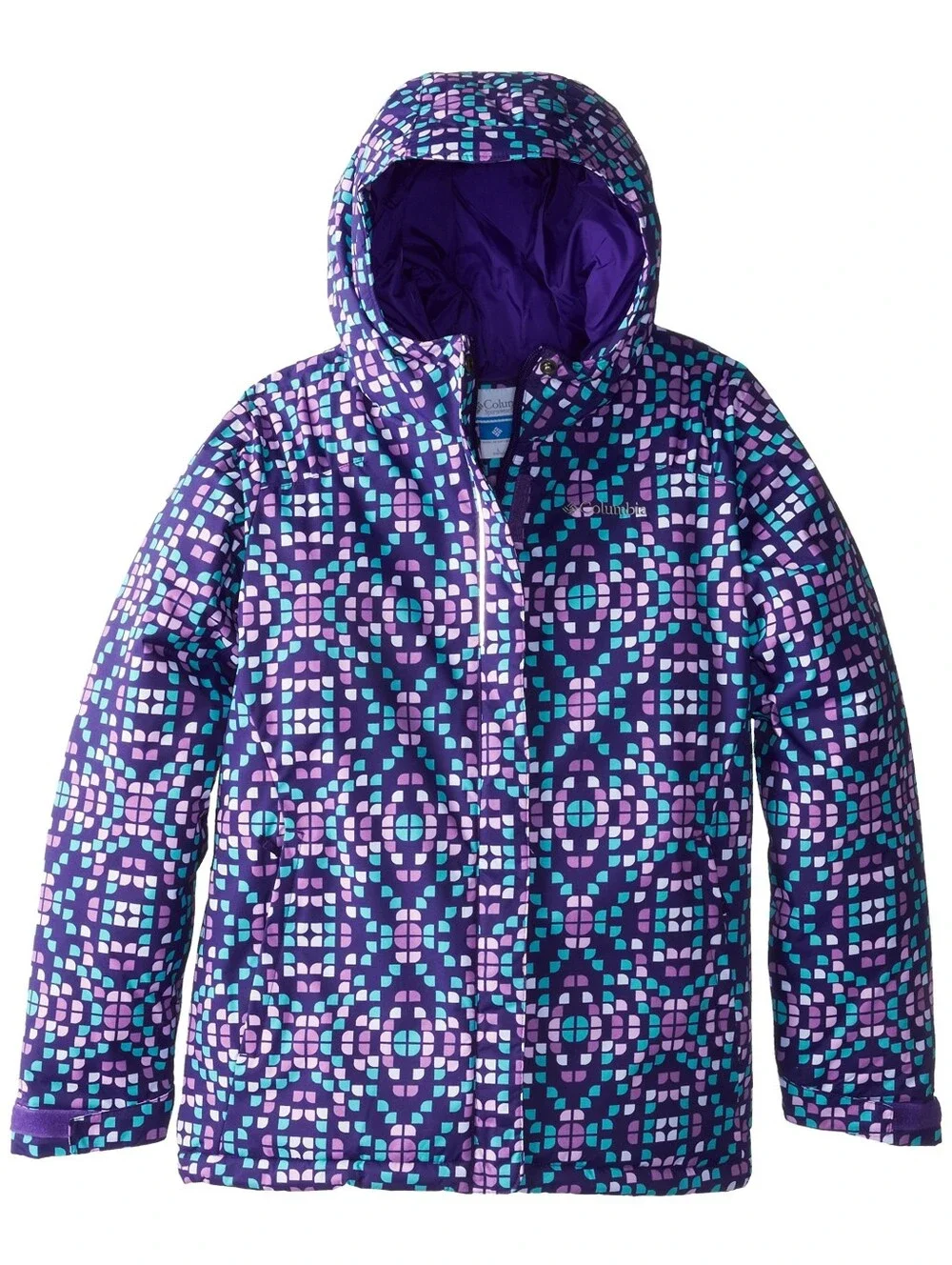 Columbia Horizon Ride Girls Large 14/16 Waterproof Insulated Ski Jacket Purple
